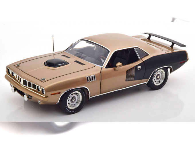 PLYMOUTH Hemi Cuda Super Track Pack (1971), brownmetallic black