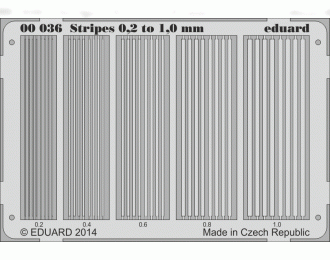 Фототравление для Stripes 0.2 to 1 mm