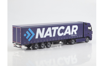 Камский грузовик 54901 с п/п НЕФАЗ-93341 NATCAR, синий