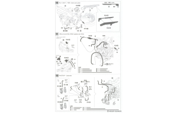 Сборная модель YAMAHA Tzr250 (3ma) Motorcycle (1989)