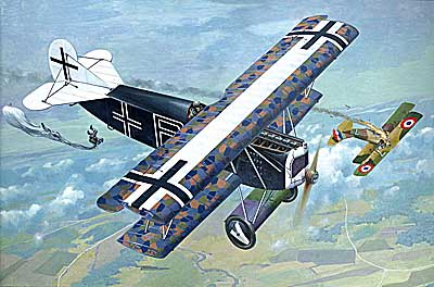 Сборная модель Fokker D.VII (O.A.W.mid)