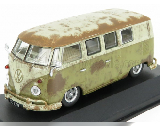 VOLKSWAGEN T2 Minibus Camper Rat-look (1961), Brown Cream