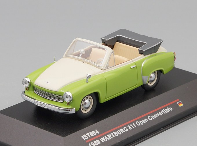 WARTBURG 311 Cabrio, green / white