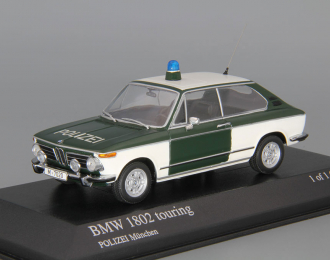 BMW 1802 Touring Polizei München (1972), green / white