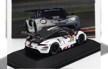 PORSCHE 911 Rsr-19 Goodbye Team Porsche Gt N92 Last Race Wec 8h Bahrain (2022) Kevin Estre - Michael Christensen, White Black