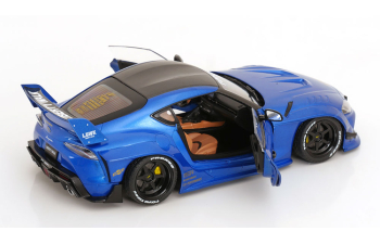 TOYOTA GR Supra Liberty Walk (2025), blue metallic