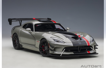 Dodge Viper ACR 2017 (billet silver metallic/black stripes)