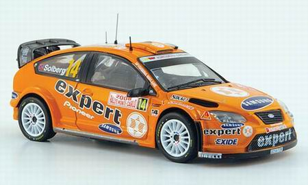 FORD Focus RS 07 WRC 14 9th Rally Monte Carlo (H.Solberg - C.Menkerud) 2008, оранжевый