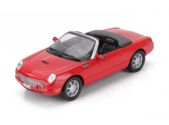 FORD Thunderbird Spider Cabriolet Open (2003), red