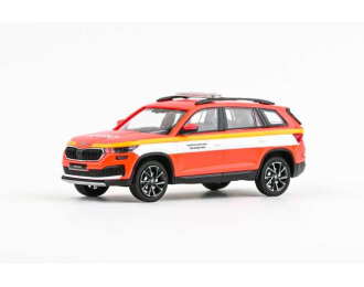 Skoda Kodiaq FL Fire Brigade Of Pardubice Region 2021, red/white