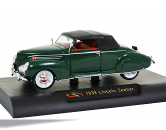 Lincoln Zephyr Convertible 1939 зеленый