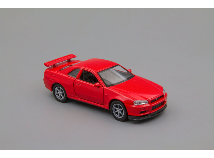 NISSAN Skyline GT-R (R34), red