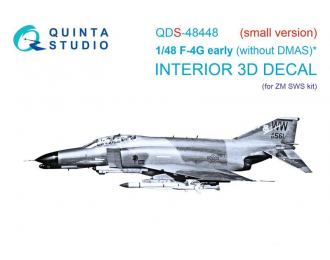 3D Декаль интерьера кабины F-4G early (Zoukei Mura SWS) (Малая версия)