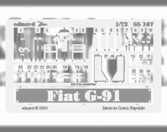 Ss167 Фототравление для Fiat G-91