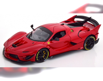 FERRARI FXX-K Evo Hybrid 6 3 V12 (2018), dark red / black