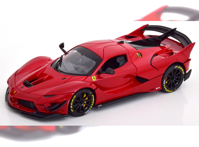 FERRARI FXX-K Evo Hybrid 6 3 V12 (2018), dark red / black