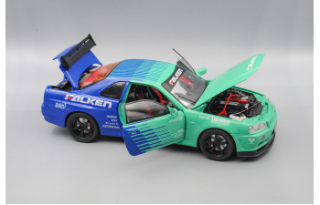 NISSAN Skyline GT-R, зелёный, 26 см.