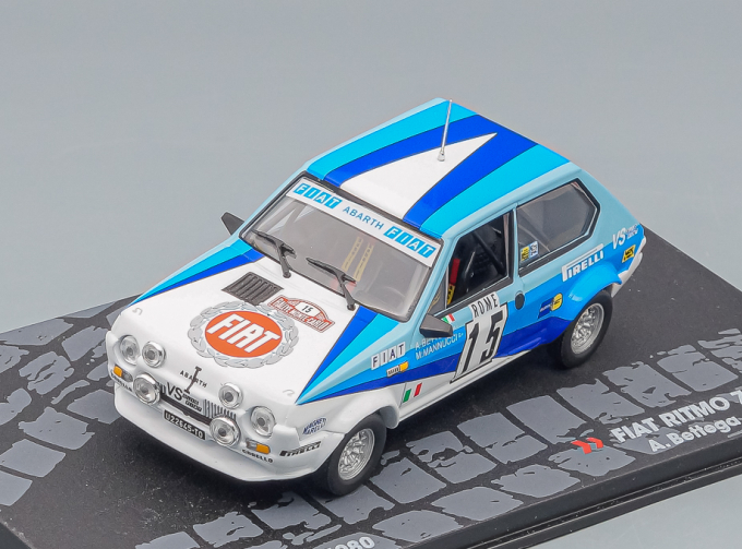 FIAT Ritmo 75 Abarth #15 A.Bettega - M.Mannucci, blue / white