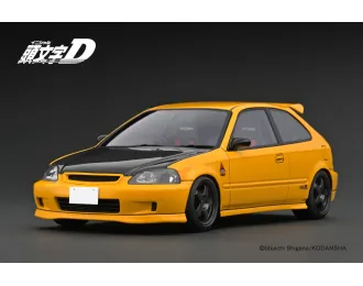 HONDA Civic (EK9) Type R *carbon bonnet* Initial D, yellow