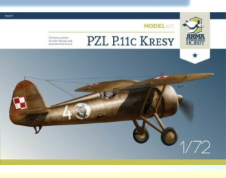 Сборная модель Самолет PZL P.11c Kresy