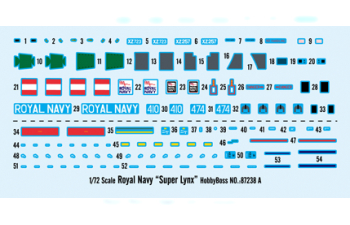 Сборная модель Вертолет Royal Navy Super Lynx