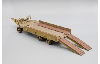 тягач Laffly S45 c прицепом Titan и танком Char D2