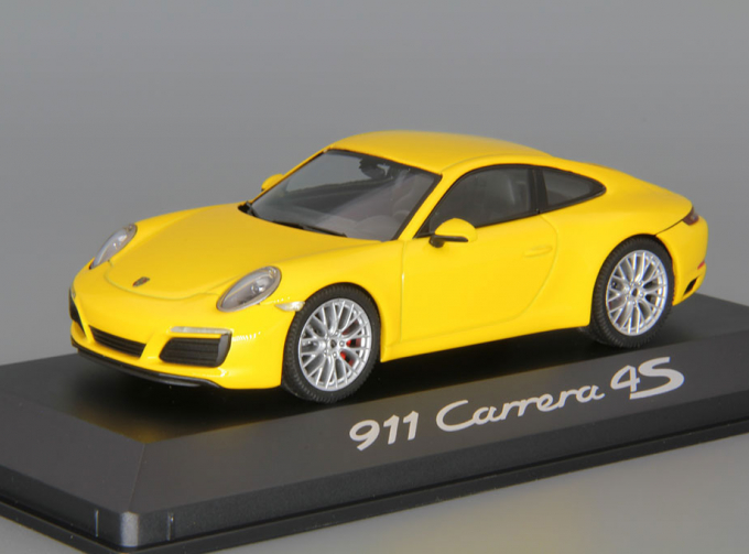 PORSCHE 911 Carrera 4S (991 II) (2017), racing yellow