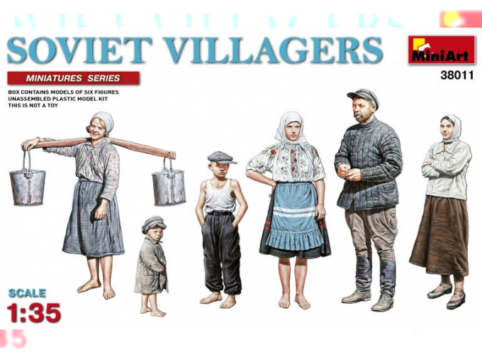 Сборная модель Фигуры SOVIET VILLAGERS