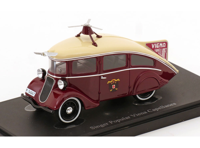 SINGER Popular Viena Capellanes Great Britain - Spain (1935), Red Ivory