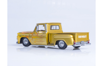 CHEVROLET C-10 Stepside Pickup Lowrider (1965), metallic gold