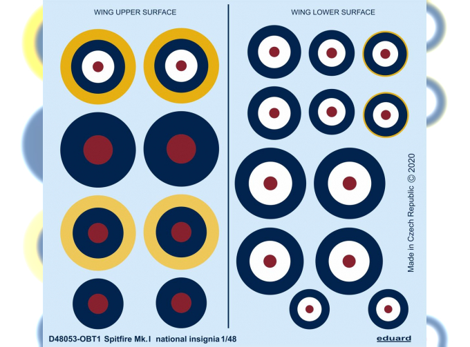 Spitfire Mk. I национальные обозначения