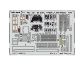 Фототравление для Bf 109G-10 ERLA Weekend