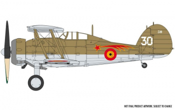 Сборная модель Самолет Gloster Gladiator Mk.I/Mk.II