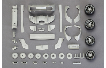 Конверсионный набор LB Performance Lamborghini Aventador для моделей Autoart Aventador Wide Body Kit(Resin+PE+Decals+Metal parts)