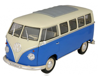 VOLKSWAGEN T1 Samba Van (1962), blue / white