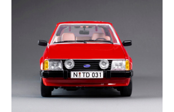 FORD Escort Mark III Ghia (1983), sunburst red 