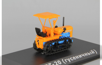 ДТ-20В гусеничный, Тракторы 71, оранжевый / голубой