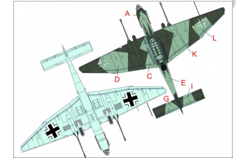 Маска окрасочная Ju87 Stuka Camo