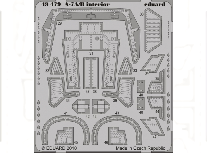 Фототравление A-7A/ B интерьер S. A.