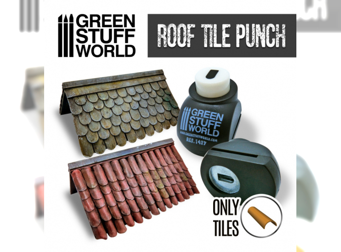 Инструмент для создания крыши / Miniature ROOF TILE Punch