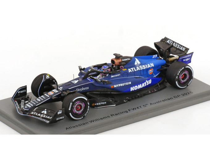 WILLIAMS FW47 №23 5th Australia GP Formula 1 Alexander Albon (2025)