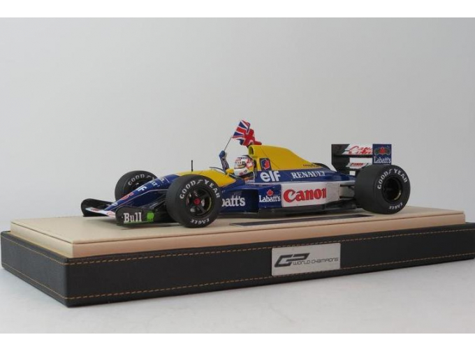 WILLIAMS FW14B №5 Pole Position & Winner Great Britain GP Formula 1 World Champion Nigel Mansell (1992)