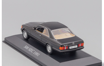 MERCEDES-BENZ 500 SEC (1981), Mercedes-Benz Offizielle Modell-Sammlung 33, black