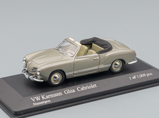 VOLKSWAGEN Karmann Ghia cabriolet 1957, grey metallic