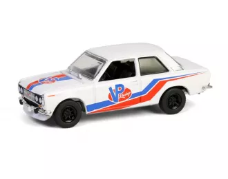 DATSUN 510 Widebody Coupe "VP Racing Fuels" (1968), White/Blue/Red