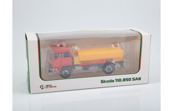 SKODA LIAZ 100.850 SA8, красный / оранжевый