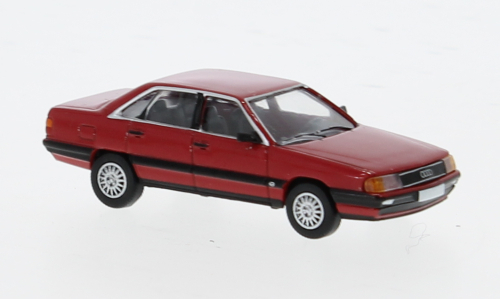 AUDI 100 (C3) (1982), red