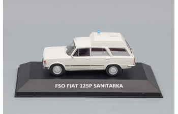 FIAT 125P Sanitarka, Kultowe Legendy FSO 17, white