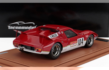 LOTUS 62 Team Gold Leaf Lotus №104 Winner Guards Trophy Brands Hatch (1969) John Miles, Red White