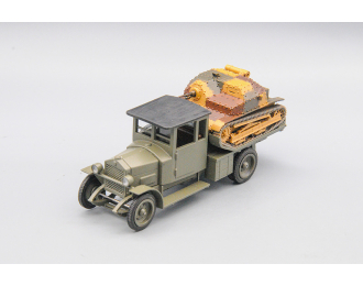 Ursus A грузовик с танкеткой ТКS (1939) Польша